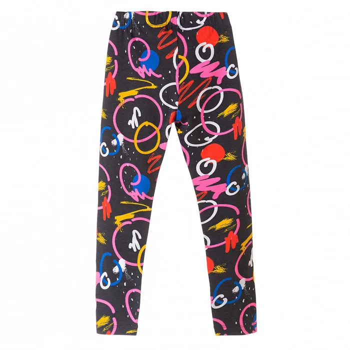 5.10.15 Graffiti Circles Black Legging