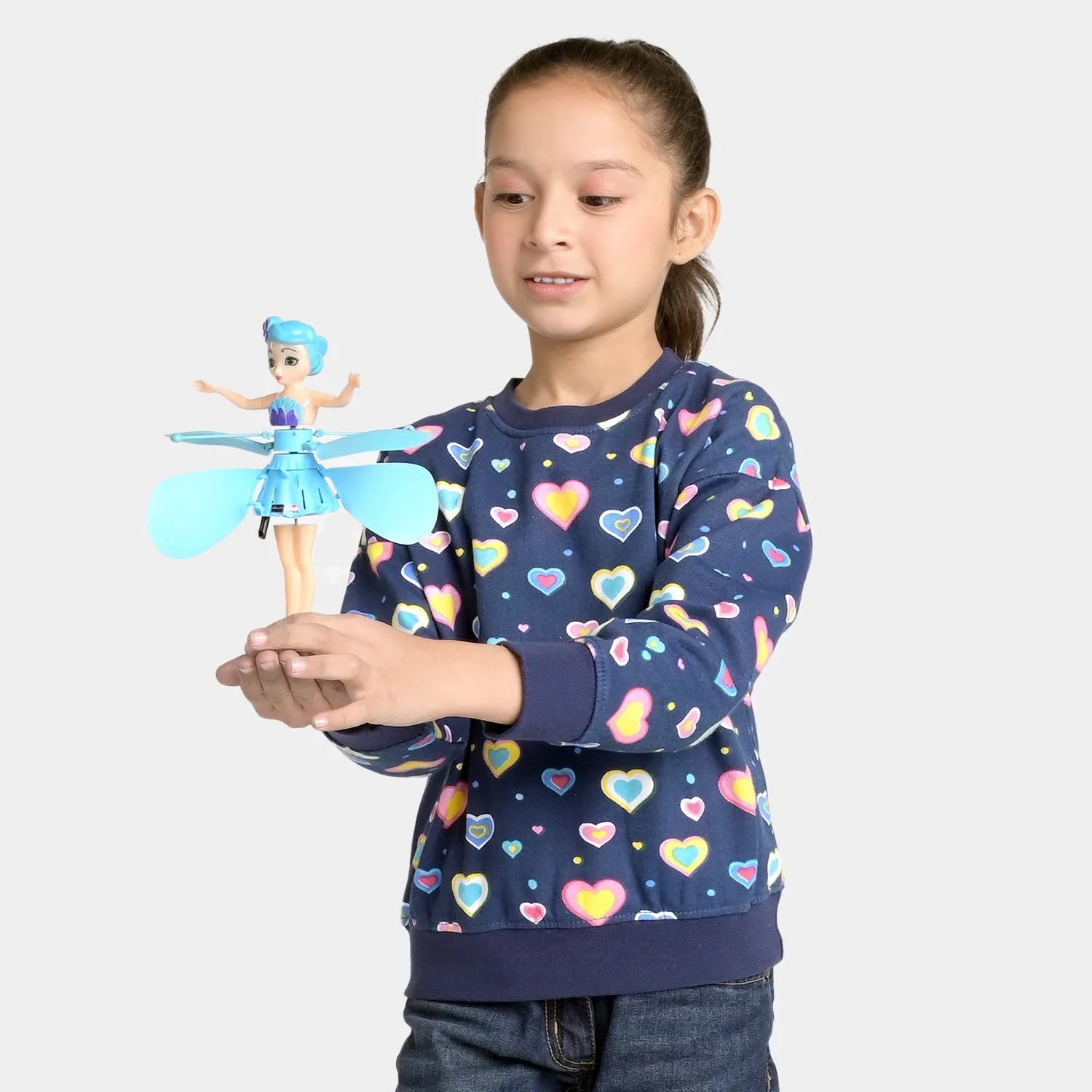 AIRCRAFT FLYING DOLL FOR KIDS - BLUE