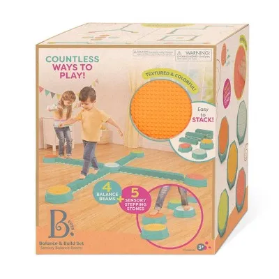 B. toys Interlocking Balancing Beams - Balance & Build Set