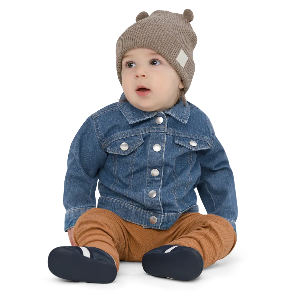 Baby Organic Denim Jacket | Babybugz BZ53