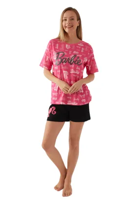 Barbie Light Fuchsia Women's Shorts Set