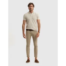 Beige Slim Fit Pants