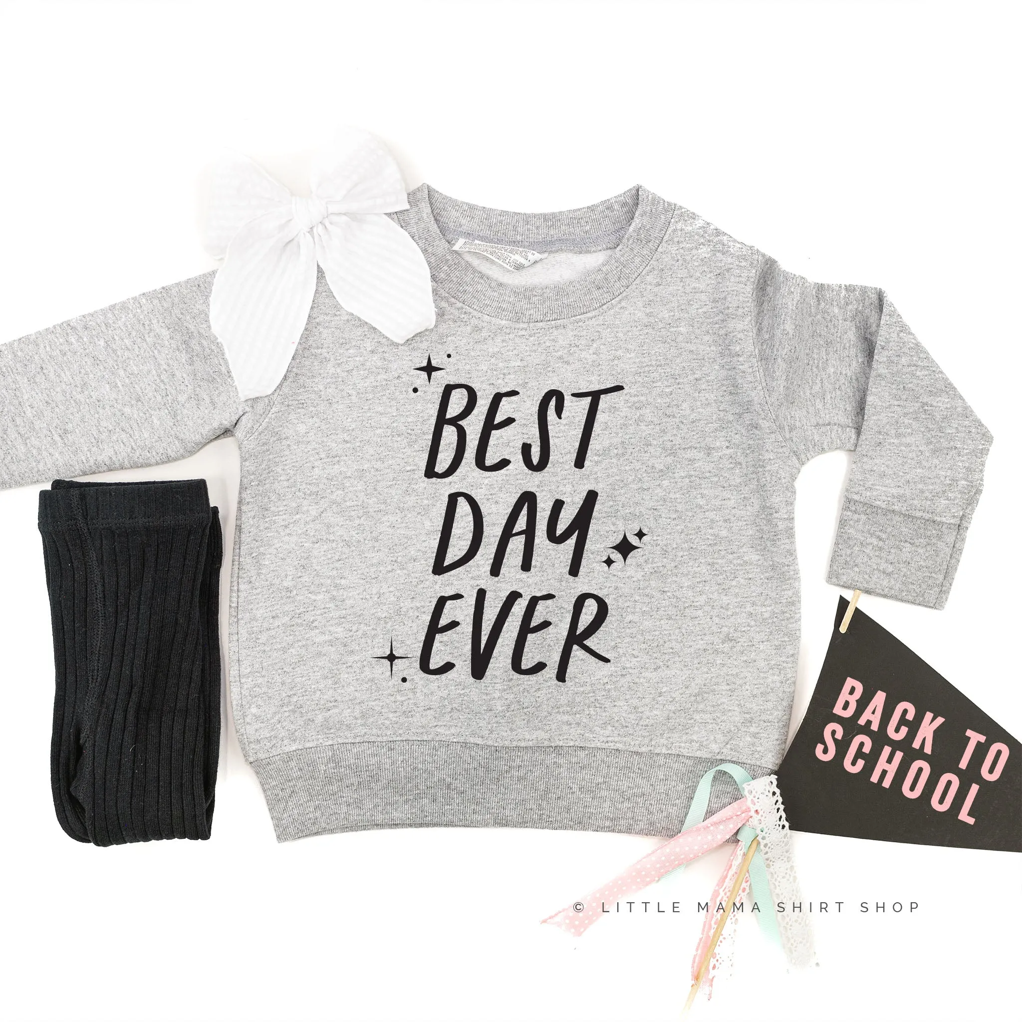 Best Day Ever - (Sparkle) - Child Sweater