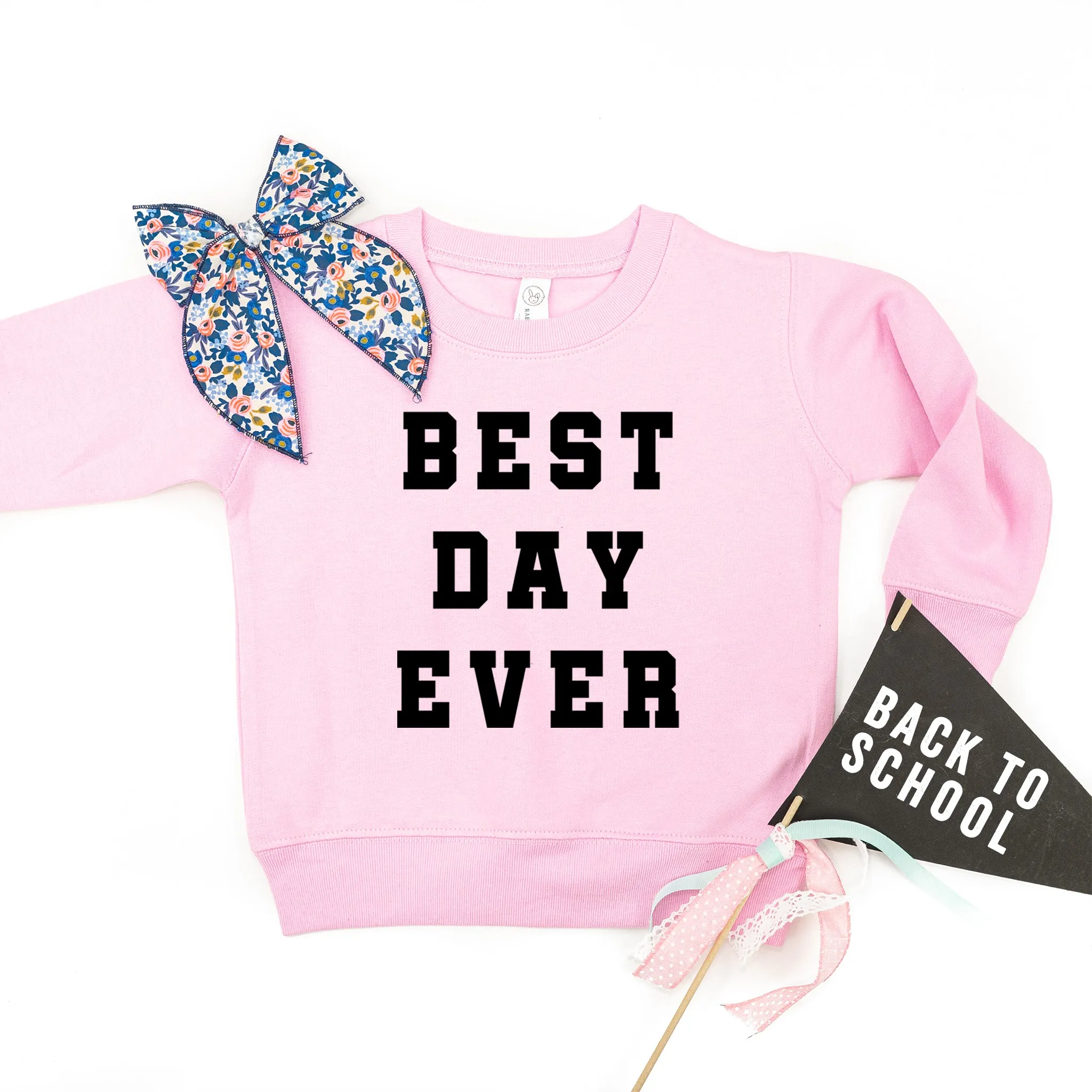 Best Day Ever - Varsity - Child Sweater