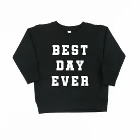 Best Day Ever - Varsity - Child Sweater