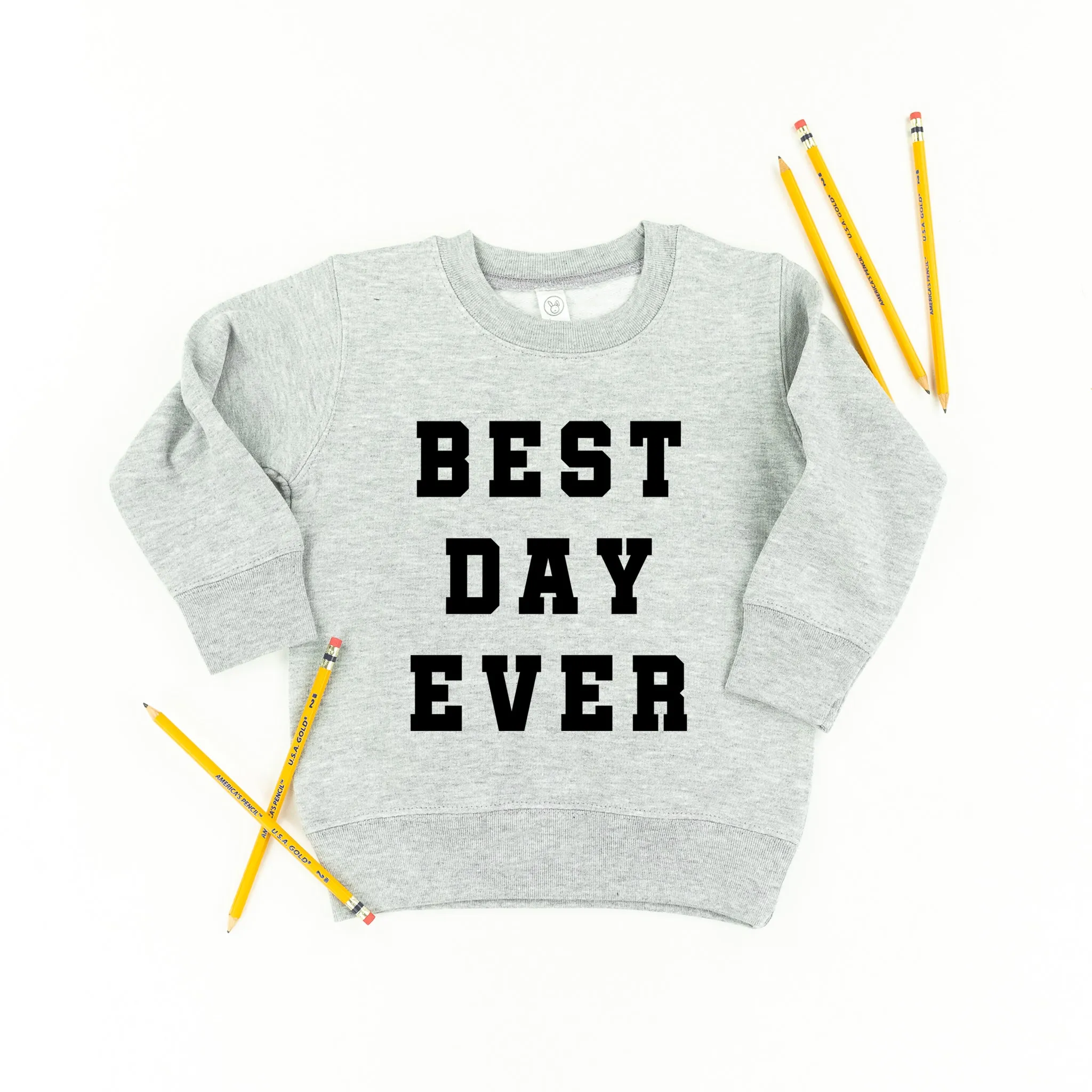 Best Day Ever - Varsity - Child Sweater