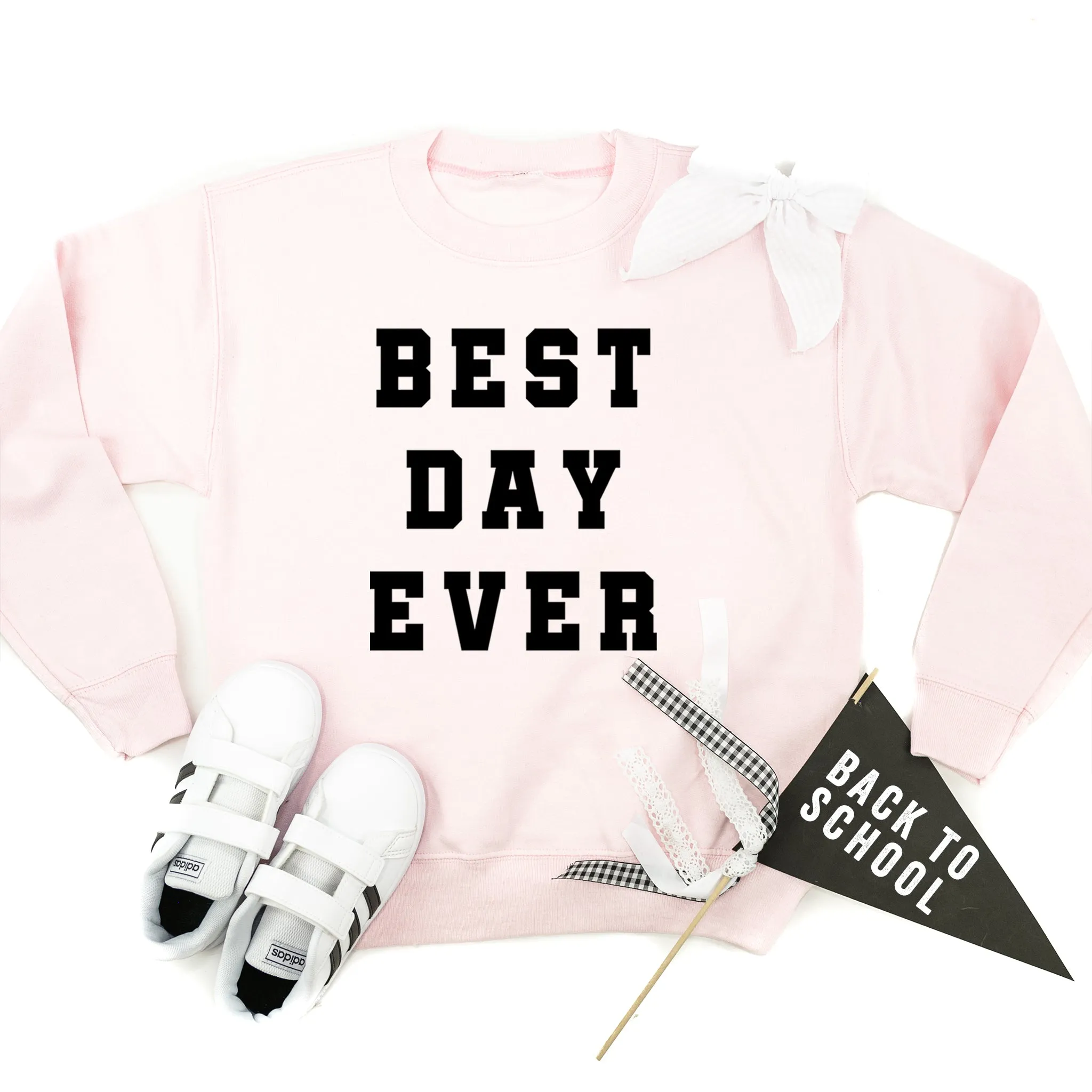 Best Day Ever - Varsity - Child Sweater