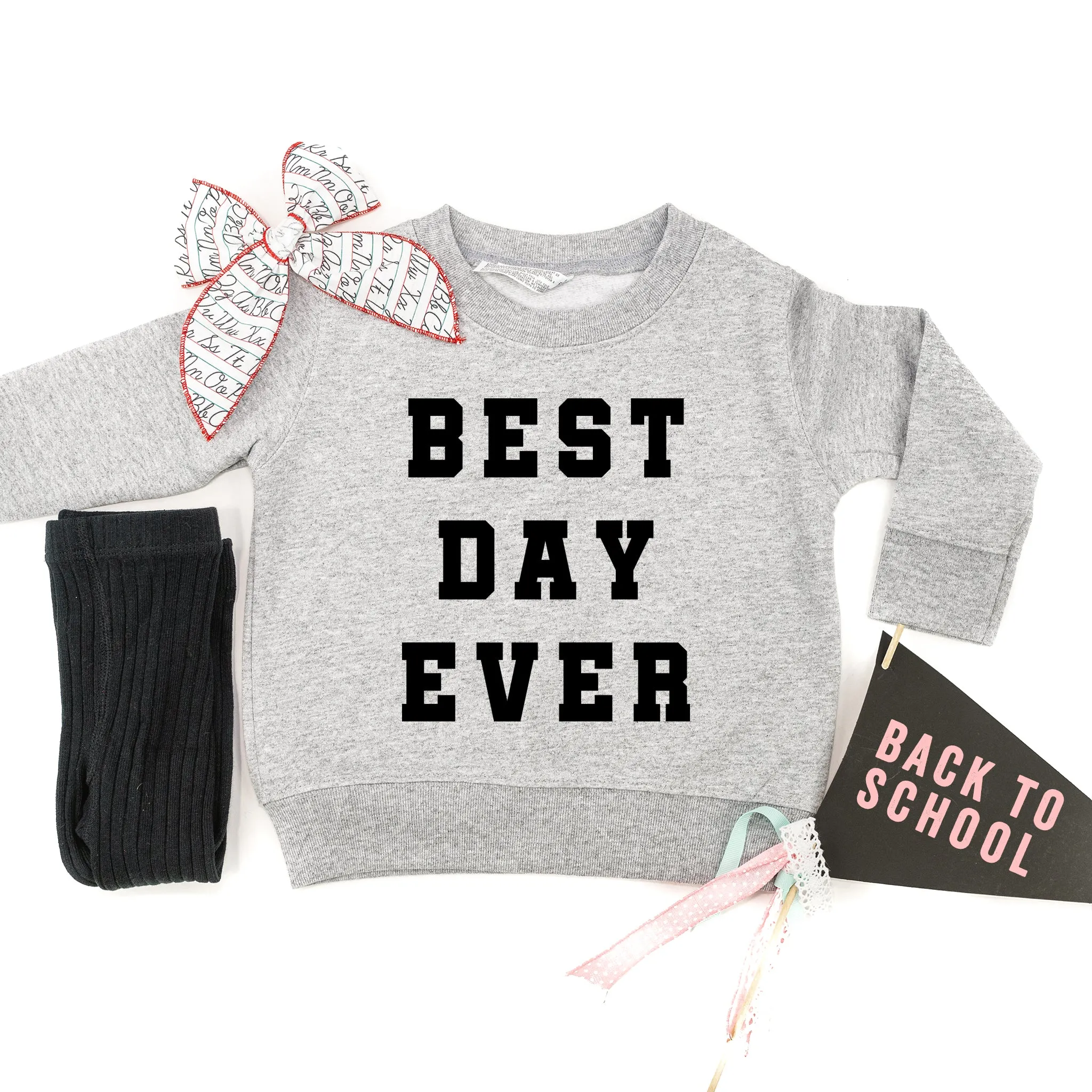 Best Day Ever - Varsity - Child Sweater