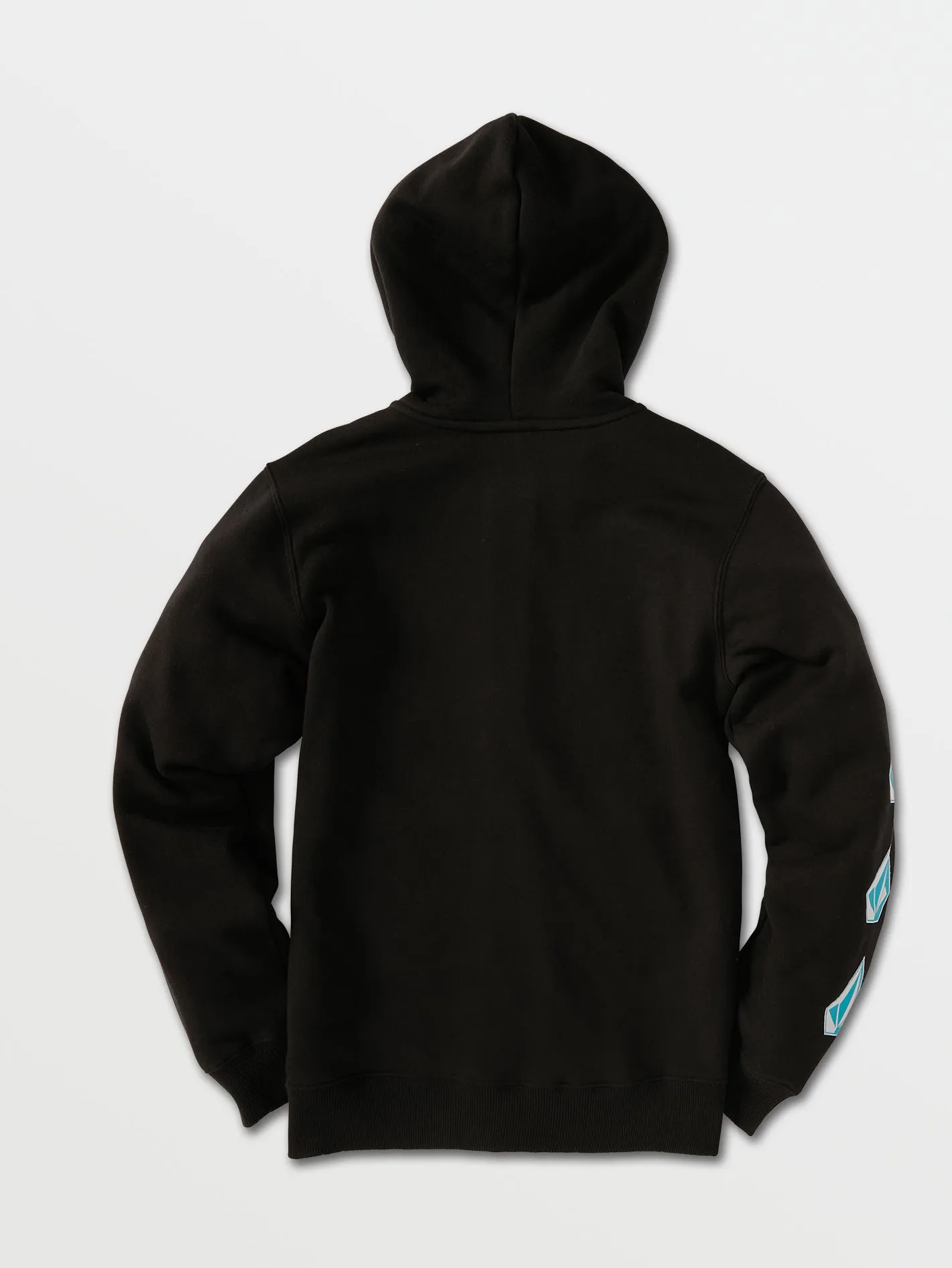 Big Boys Iconic Stone Zip Hoodie - Black