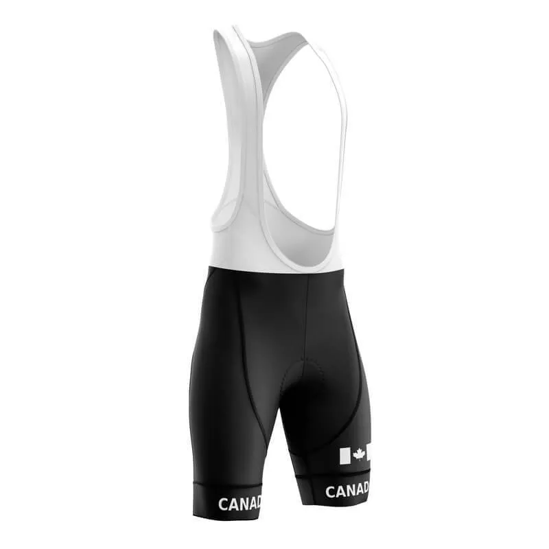 Black Canada Full Flag Bib & Shorts