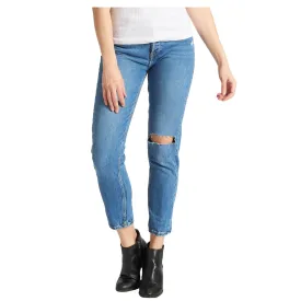 Boyfriend Jeans - Mid Blue