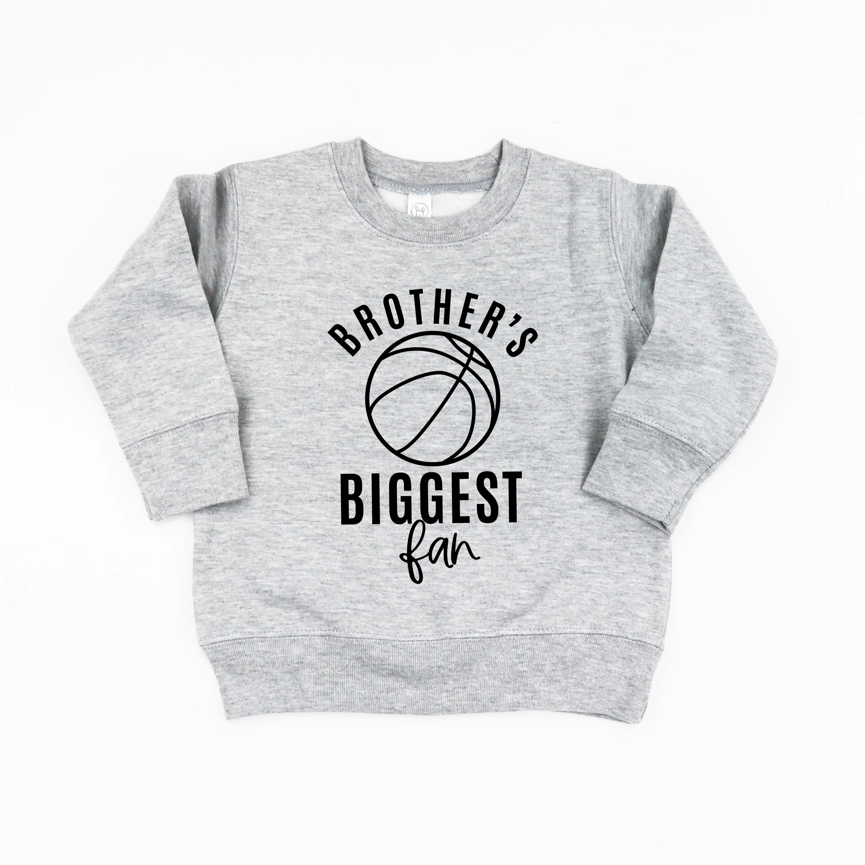 Brother's Biggest Fan - (Basketball) - Child Sweater