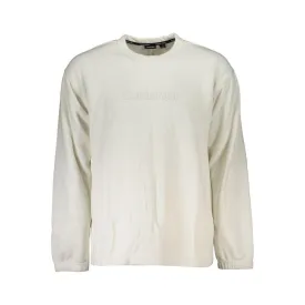 Calvin Klein Elegant Crew Neck Sweater with Brushed Logo