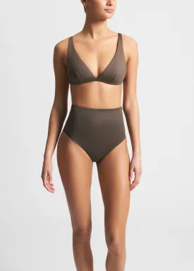 Cannes Bikini Top Dusk Brown