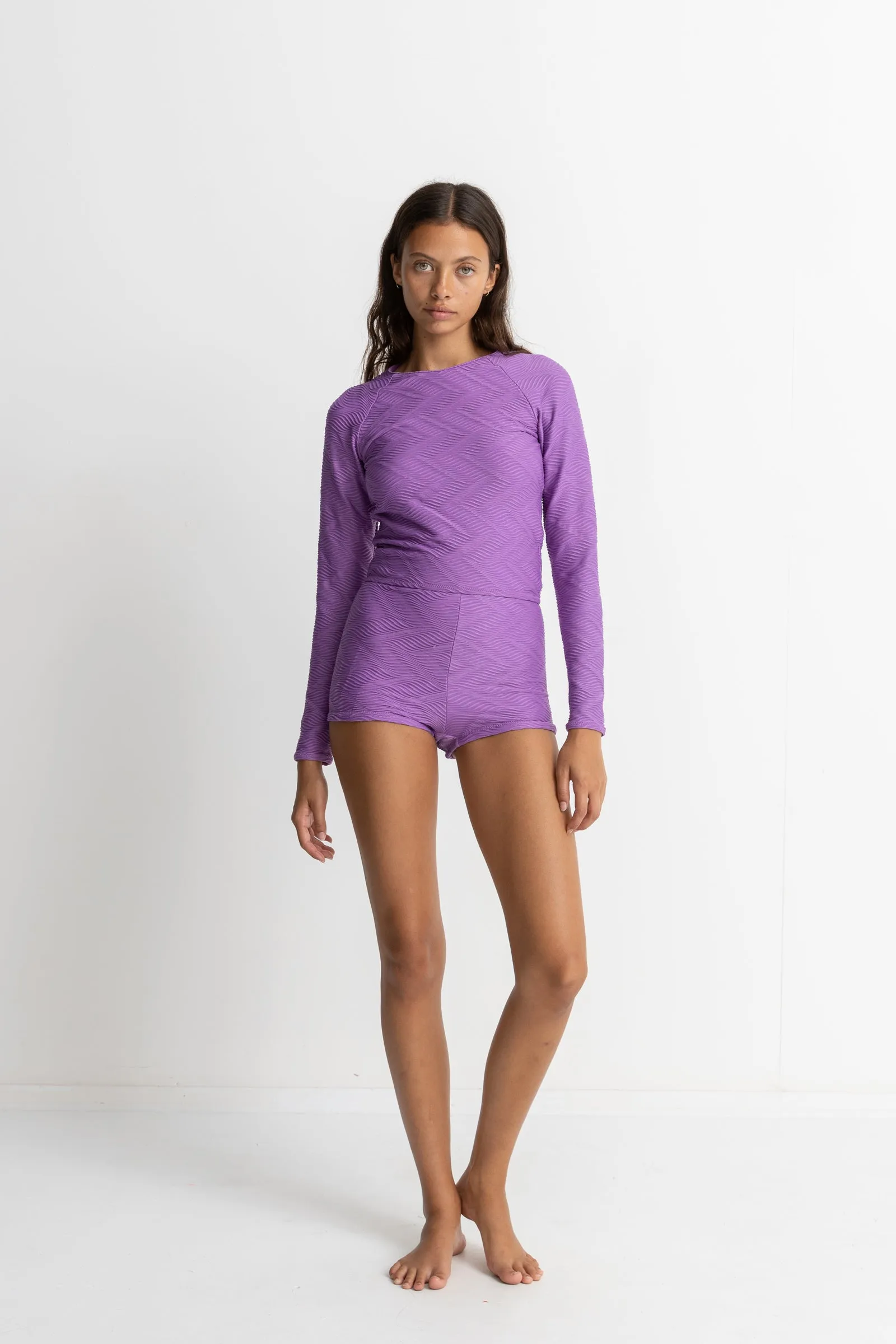 Castaway Boyshort Bottoms Purple