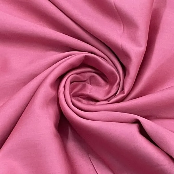 Classic Lemonade Pink Solid Cotton Satin