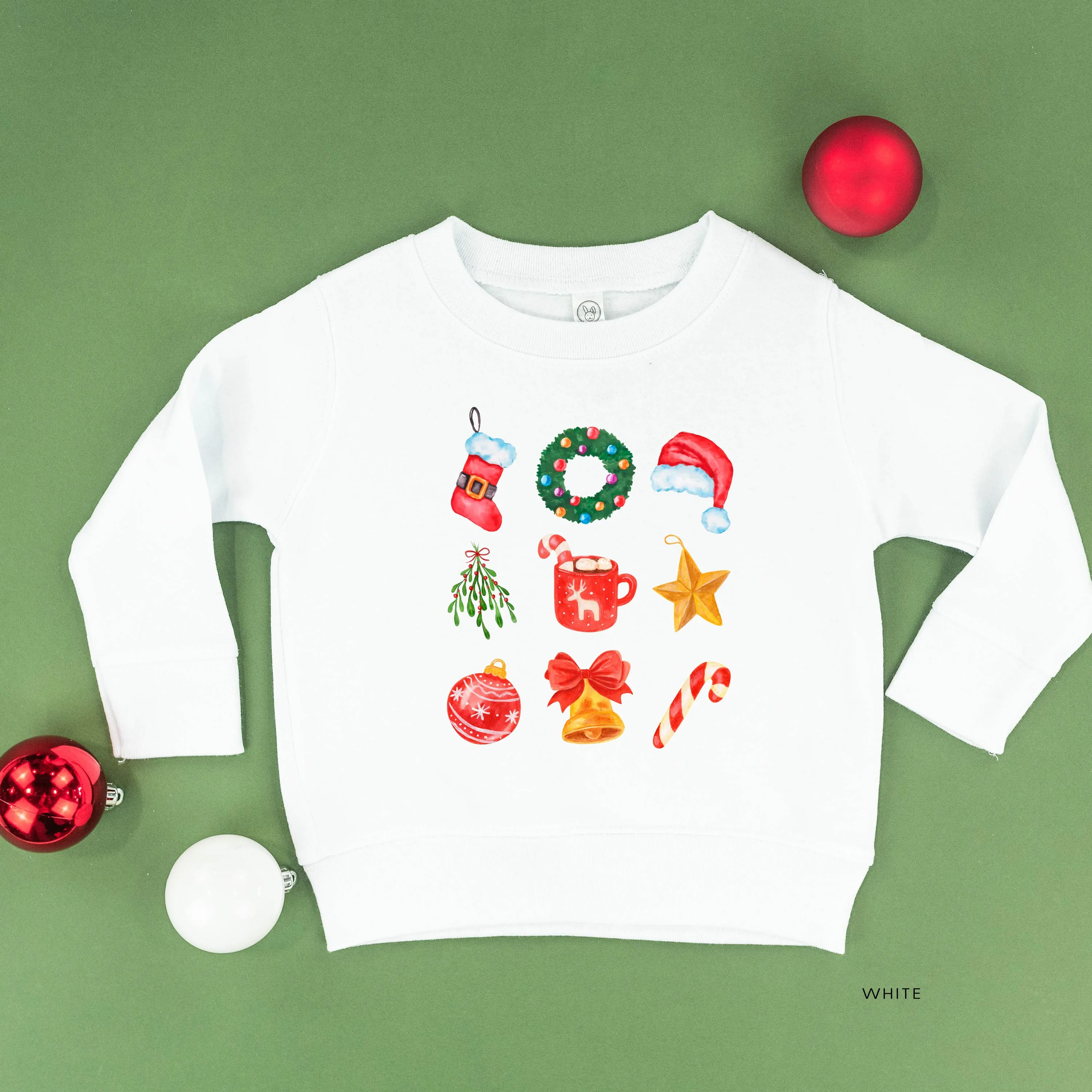 Classic Watercolor Christmas - Child Sweater