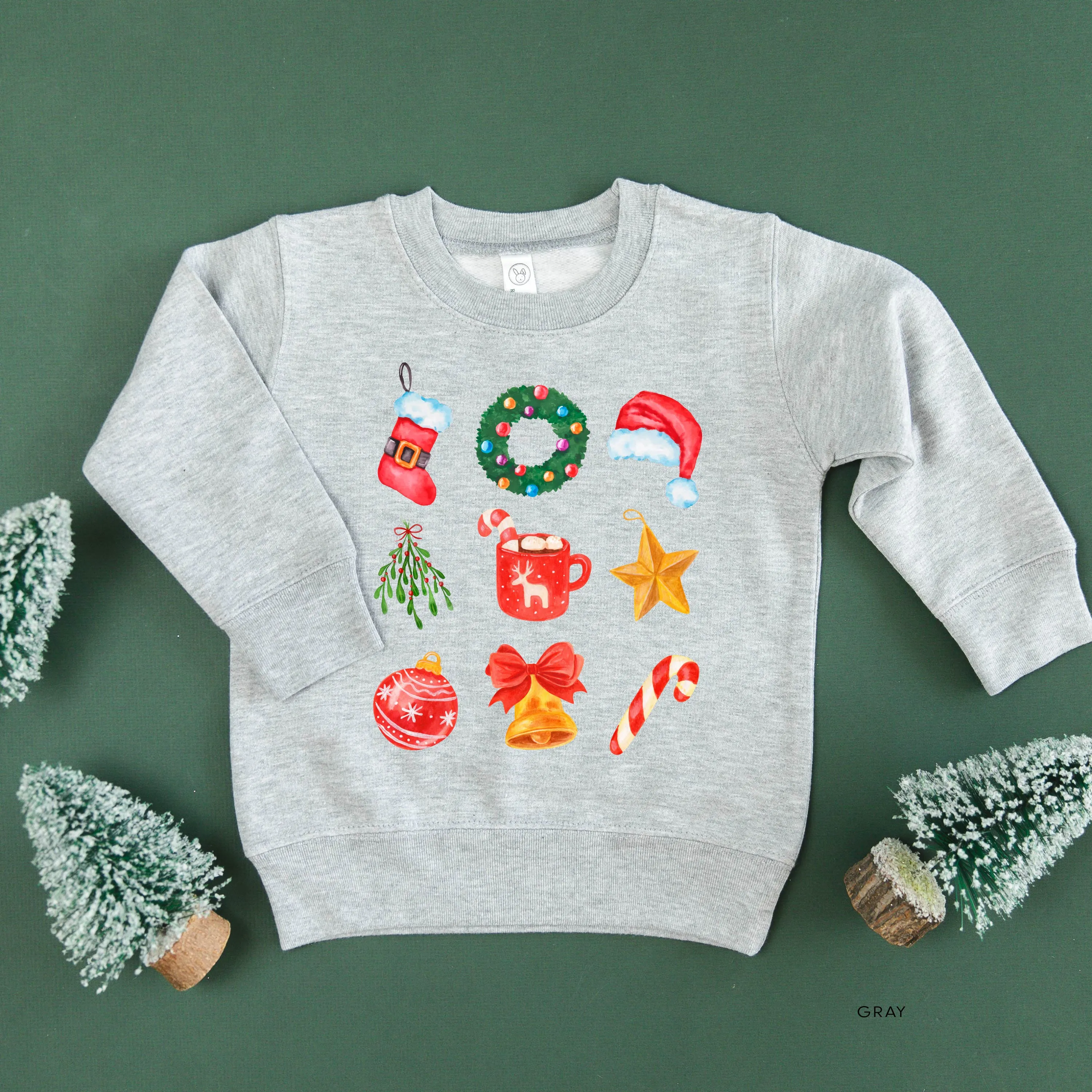 Classic Watercolor Christmas - Child Sweater