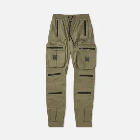 Combat Nylon Joggers Earth