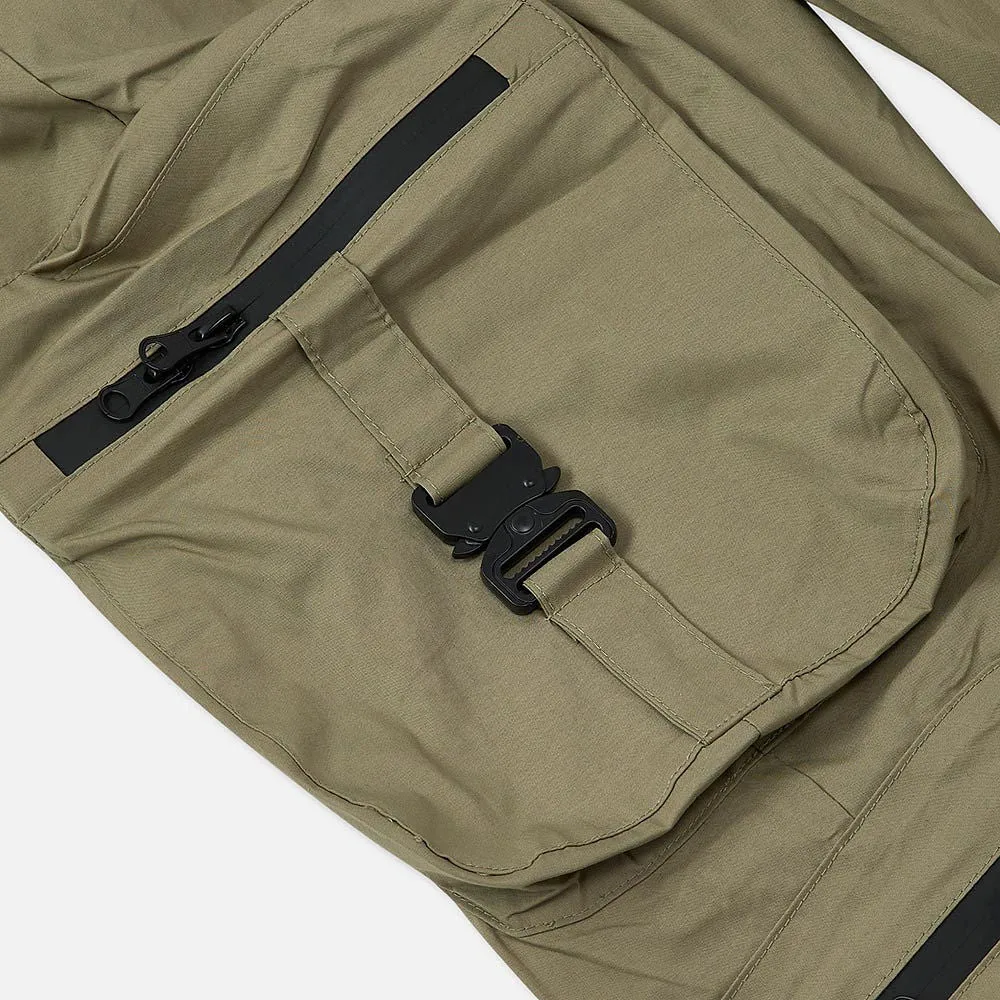 Combat Nylon Joggers Earth