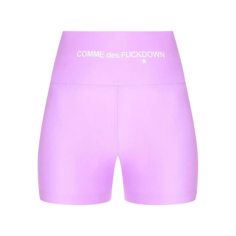 Comme Des Fuckdown Purple Polyester Short