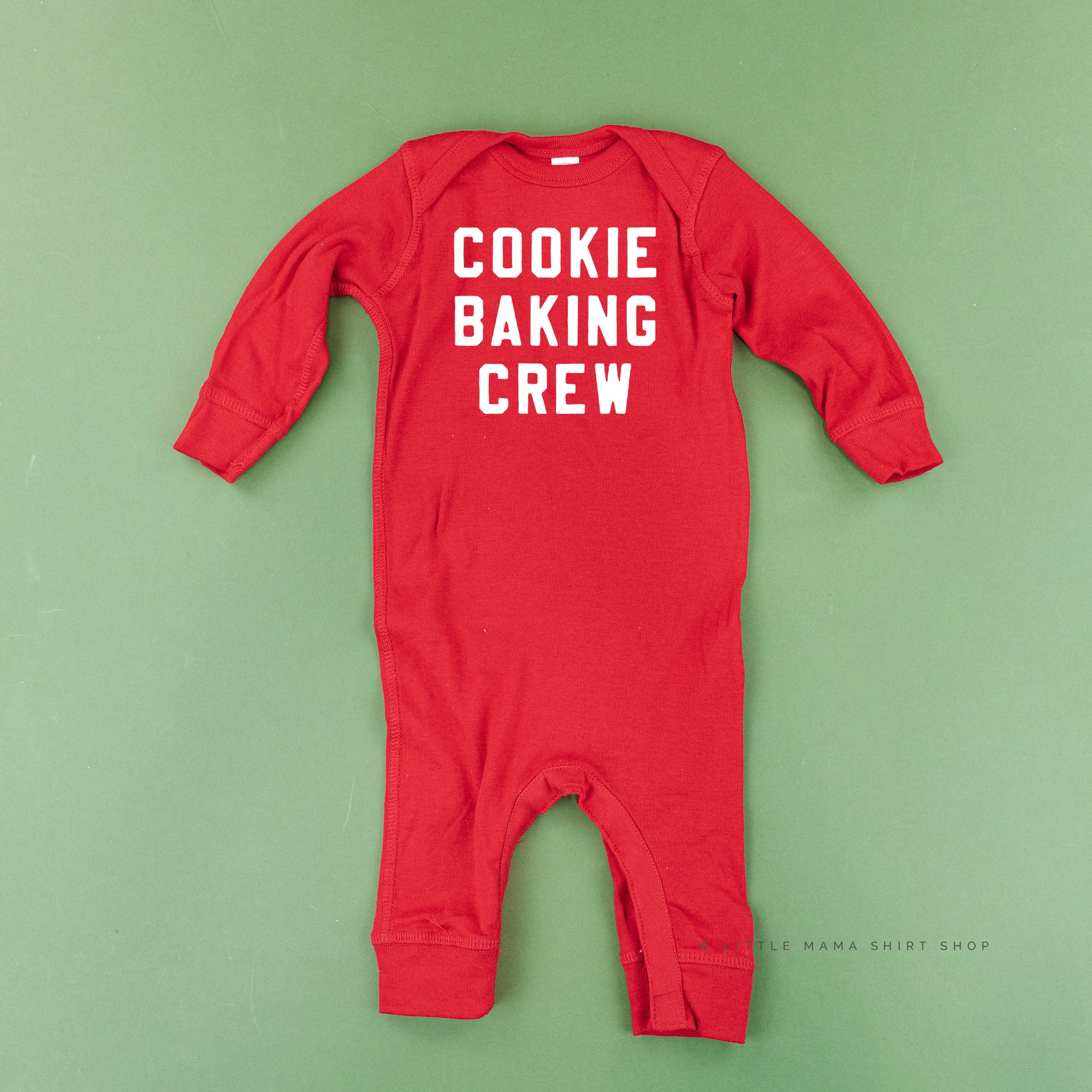 Cookie Baking Crew - Block Font - Baby Sleeper