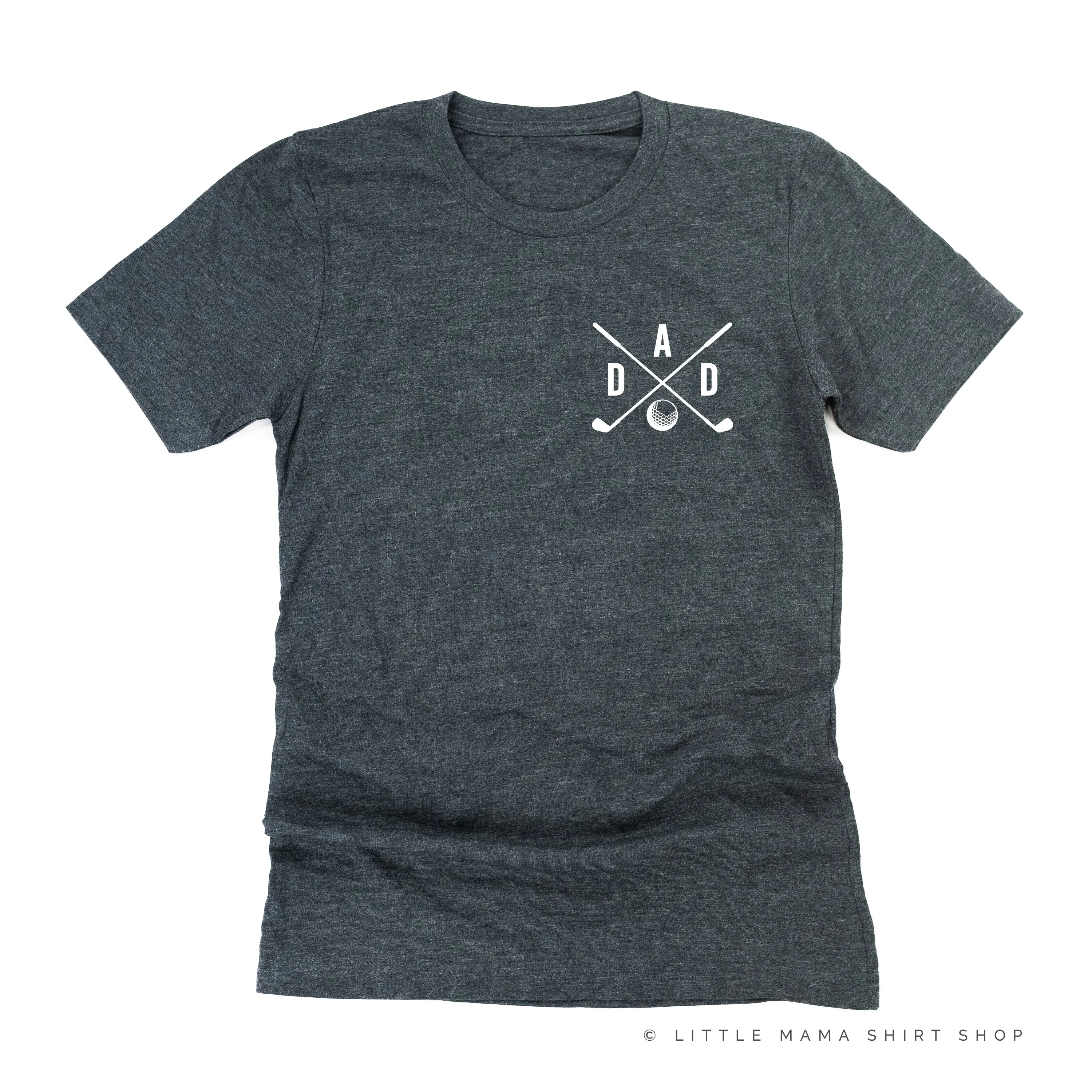 DAD - GOLF CLUBS - Pocket Design - Unisex Tee