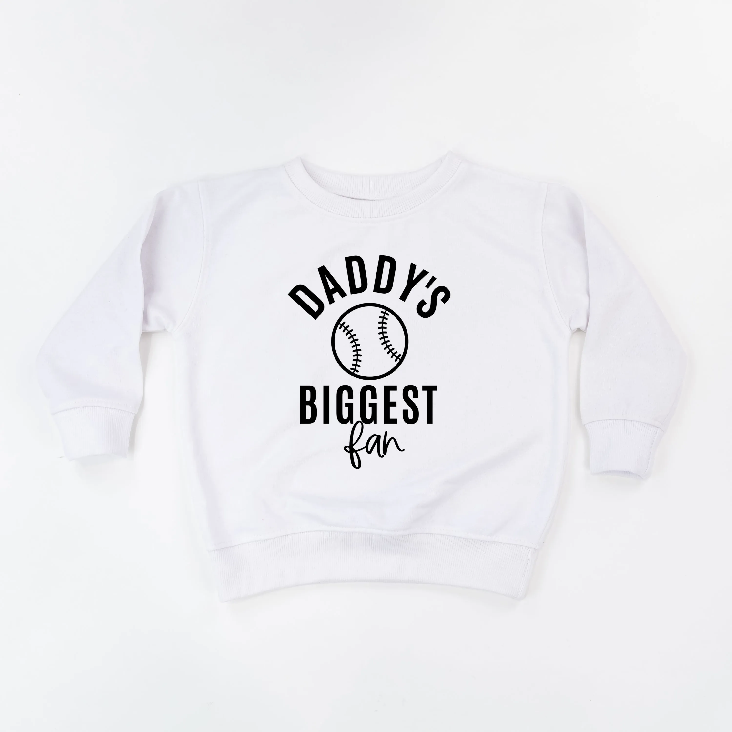 Daddy's Biggest Fan - BASEBALL - Child Sweater