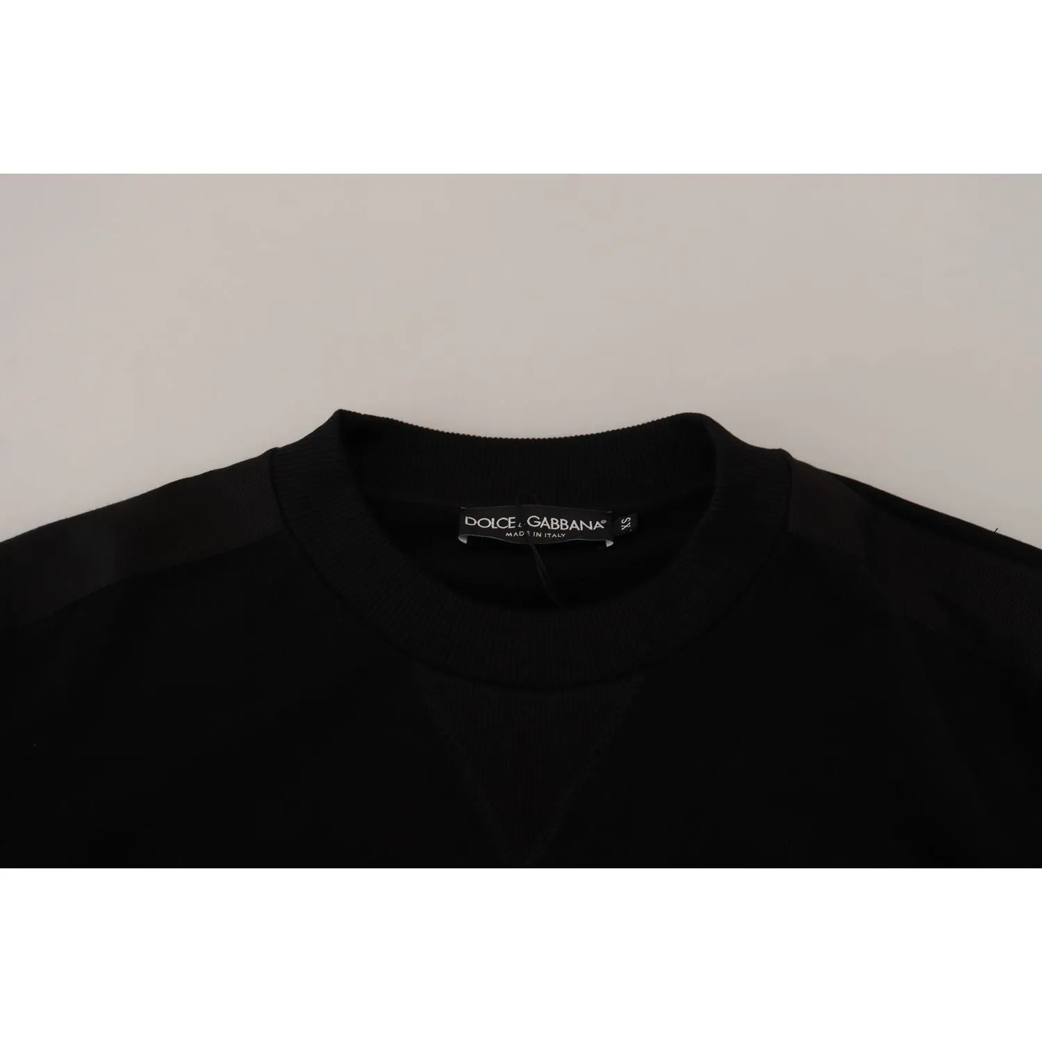 Dolce & Gabbana Elegant Crewneck Cotton Blend Sweater