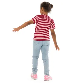 Doppler Effect Pink Kids Crew Neck T-shirt