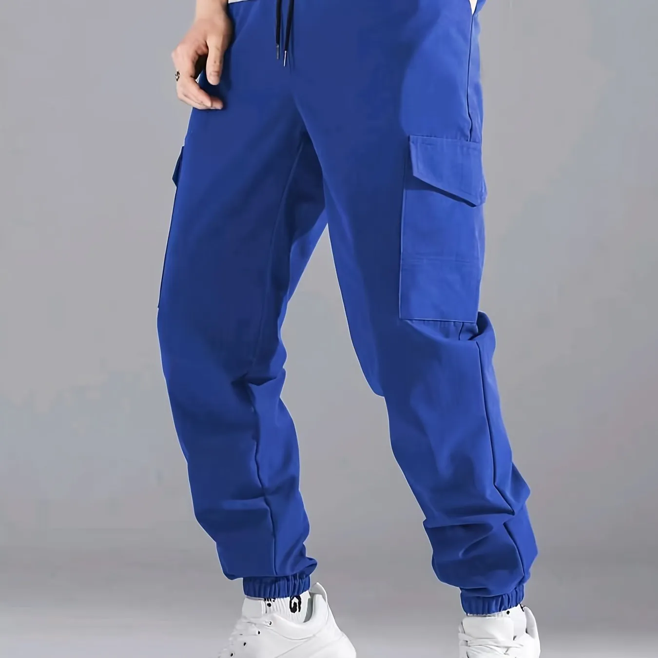 Fashionable Solid Cargo Pants for Mens Urban Street Style