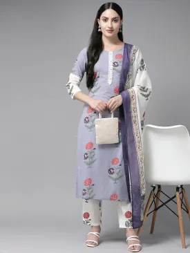 Floral Cotton Dupatta