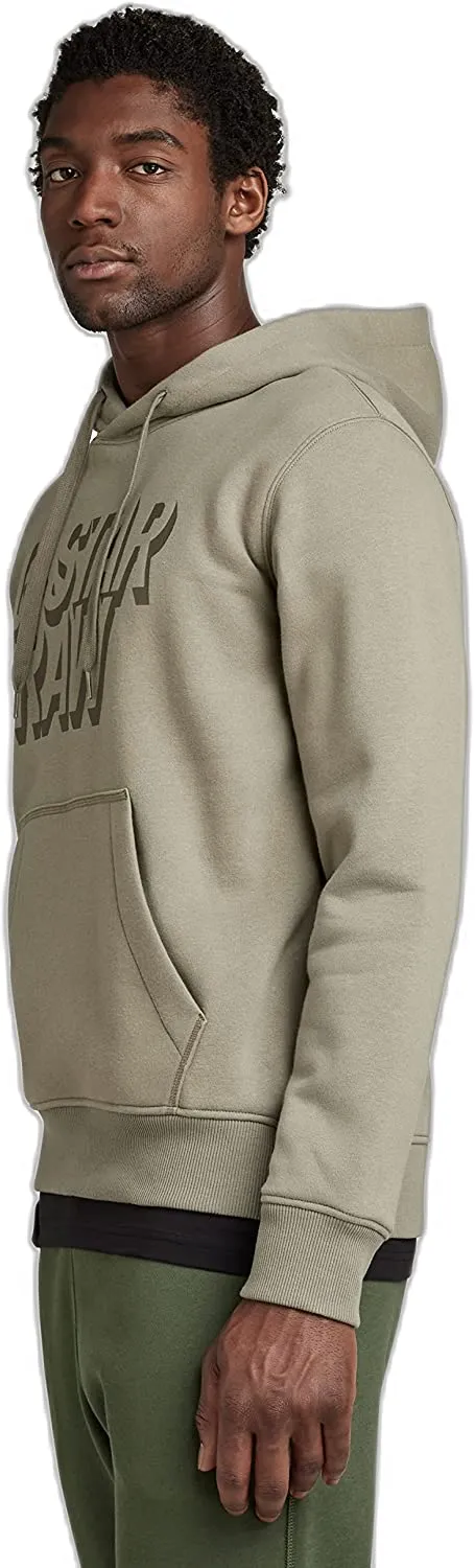 G-Star Raw Men's Retro Shadow Logo Hooded Sweatshirt