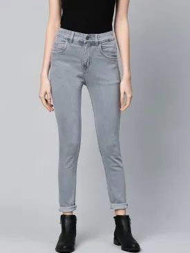 Grey Basic Regular Jeans