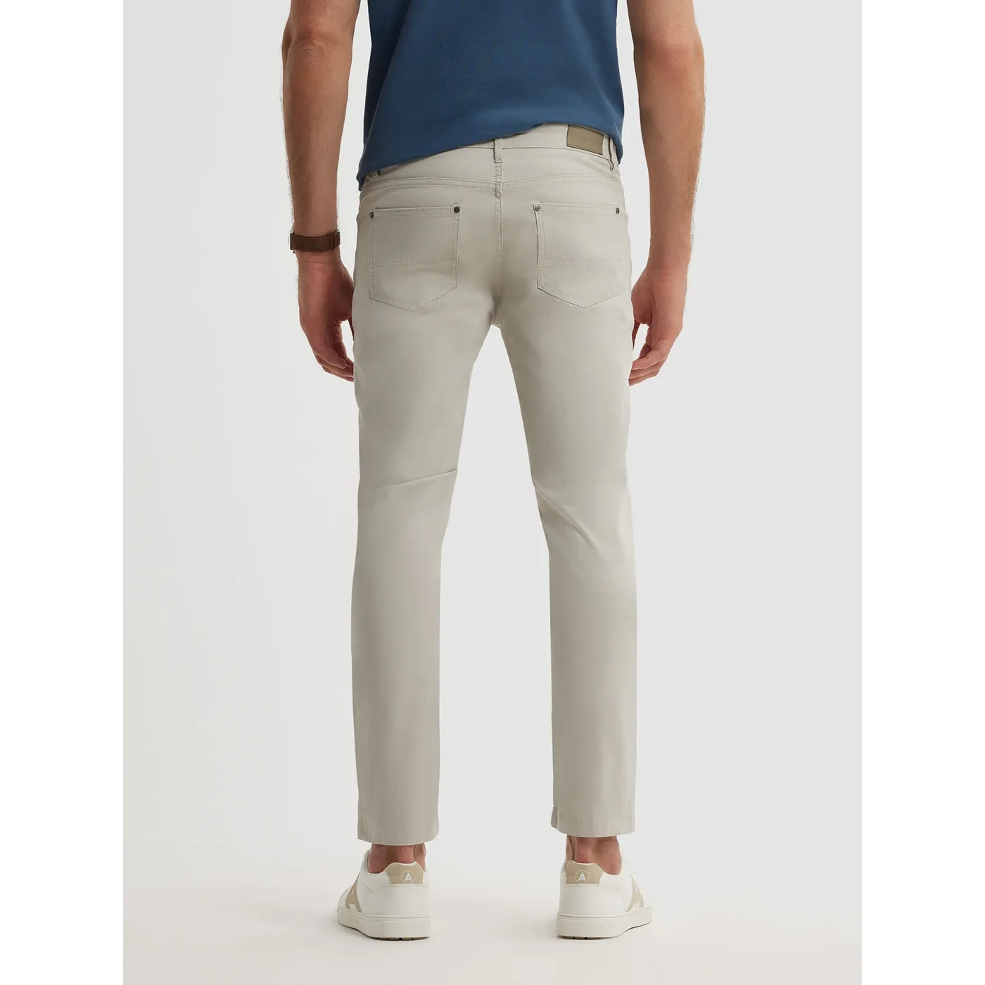 Grey Slim Fit Pants