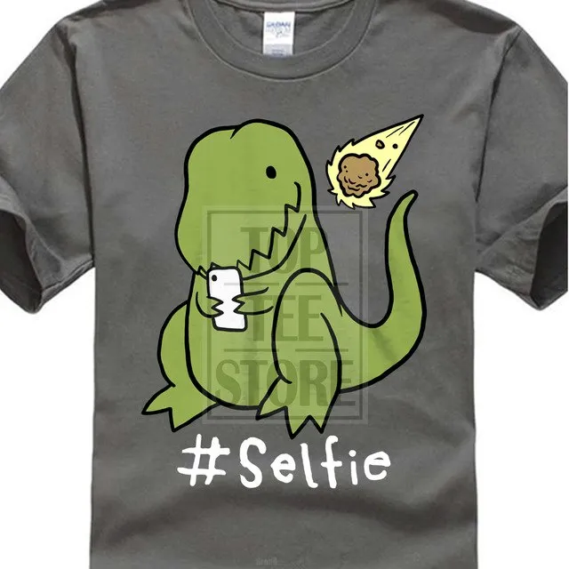 Hashtag Don't Be Narcissosaurus Can T-Rex Even Take An End Of The World #Selfie