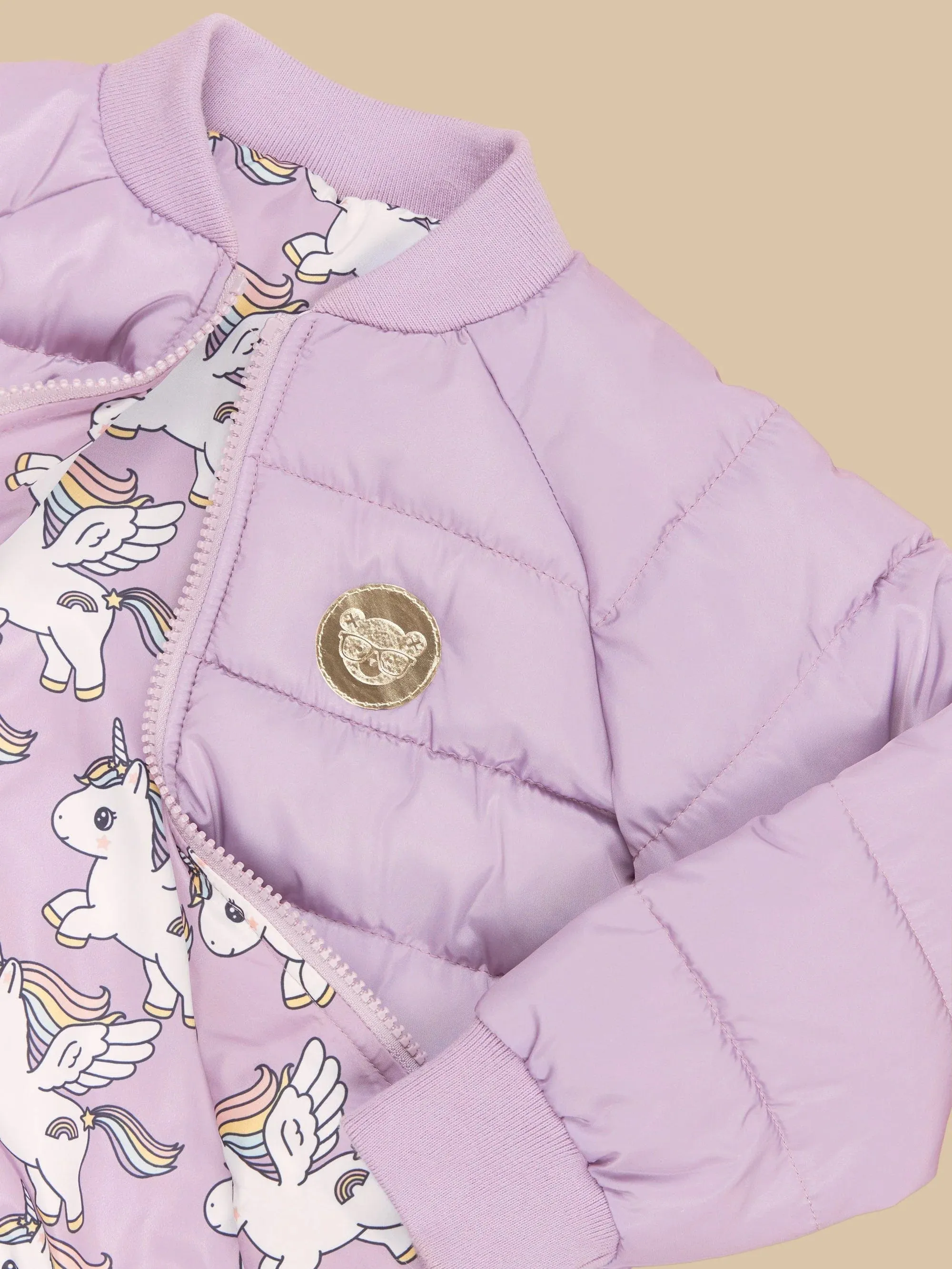 Huxbaby Magical Unicorn Reversible Bomber