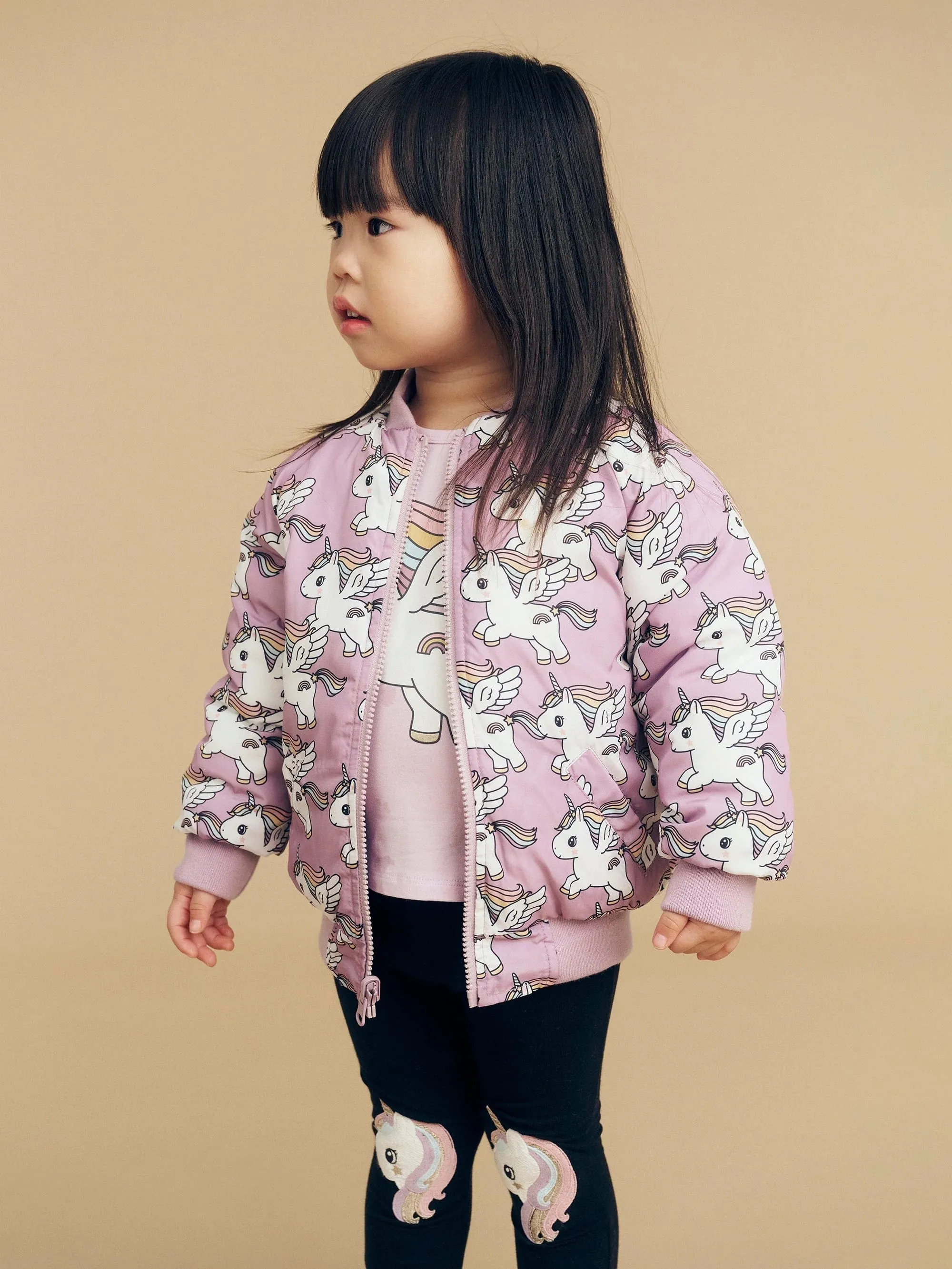 Huxbaby Magical Unicorn Reversible Bomber