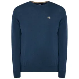 La Martina Light Blue Cotton Sweater