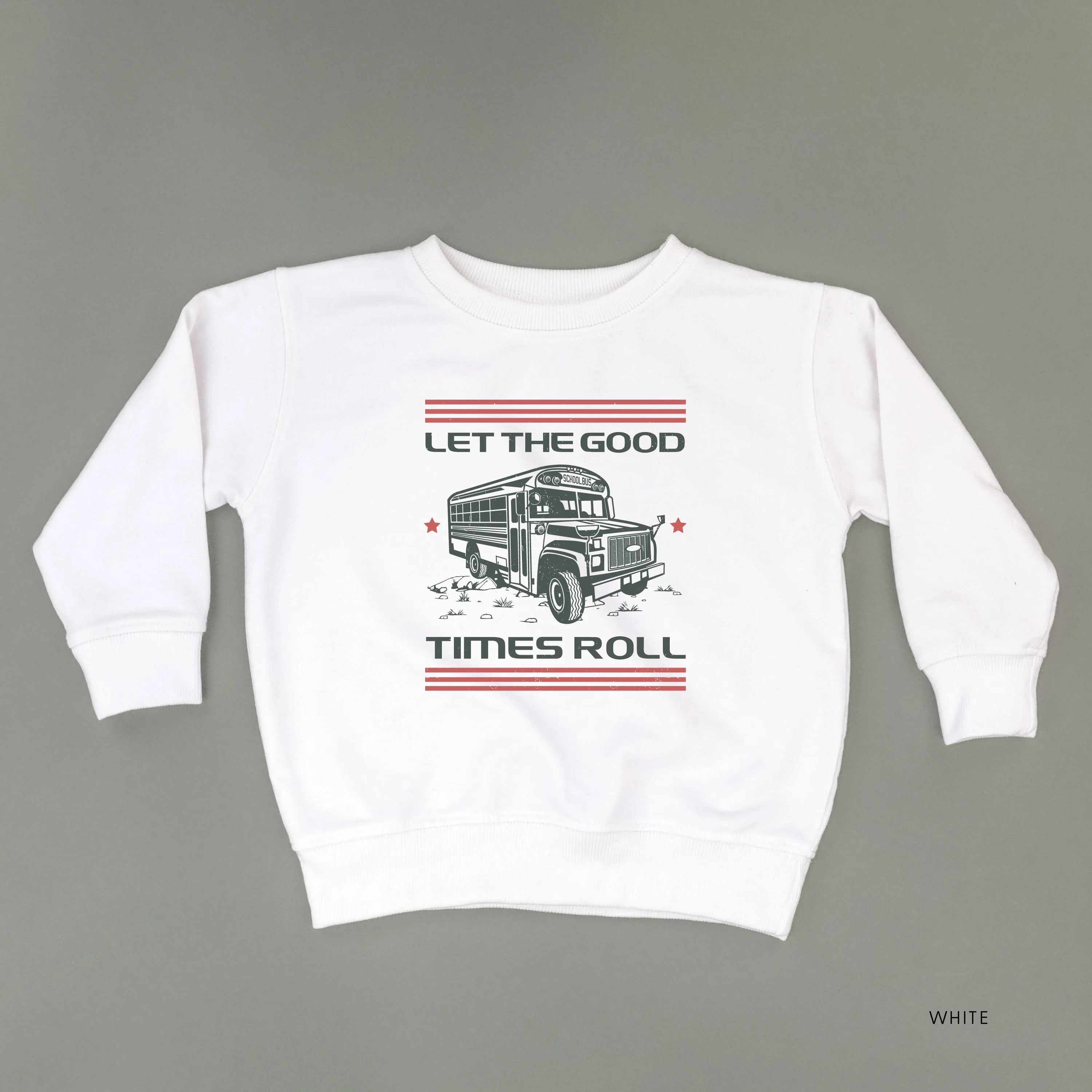 Let the Good Times Roll - School Bus - Child Sweater