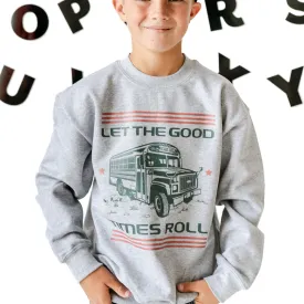 Let the Good Times Roll - School Bus - Child Sweater