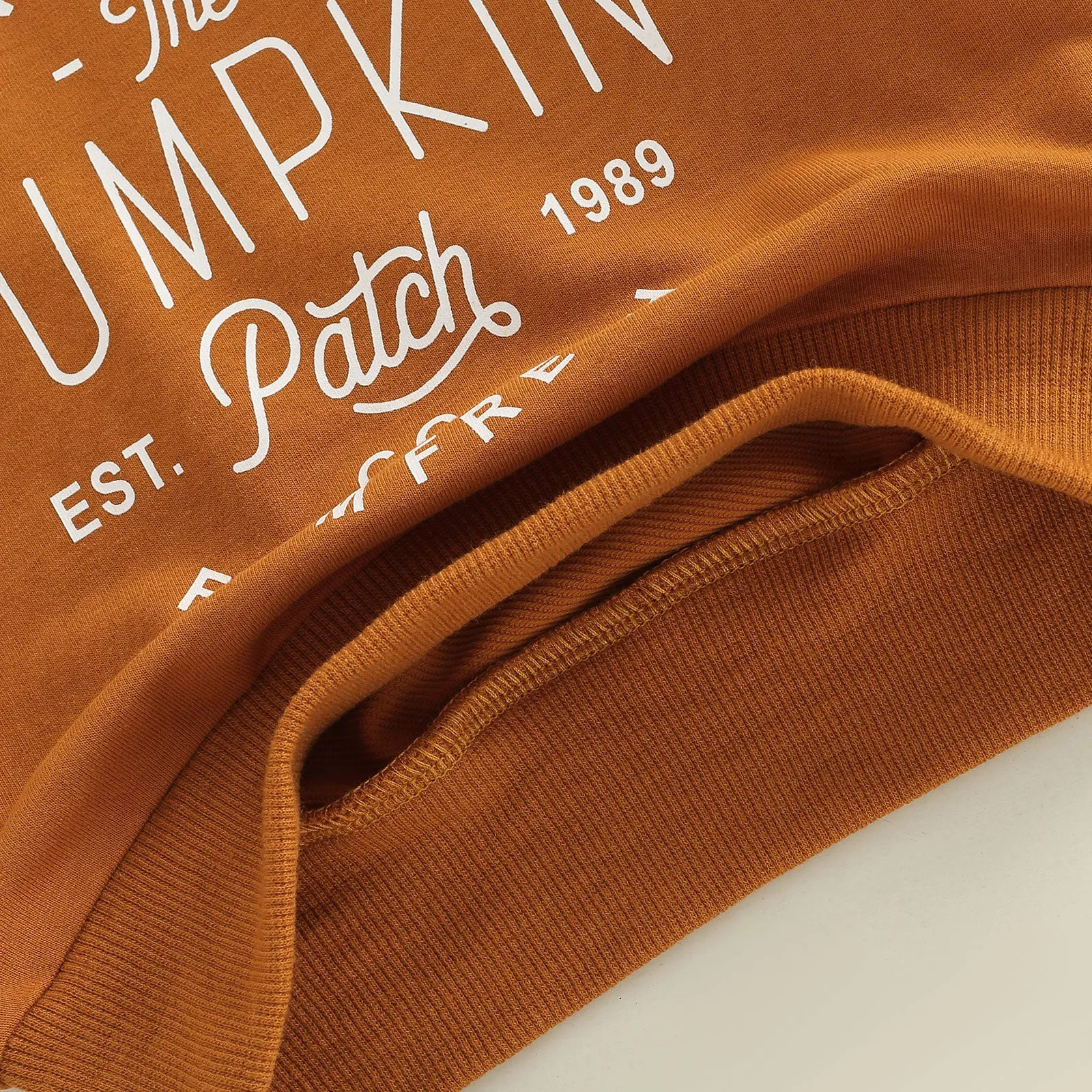 LIORAITIIN "The Pumpkin Patch Co." Toddler Long Sleeve Printed O-neck Sweatshirt