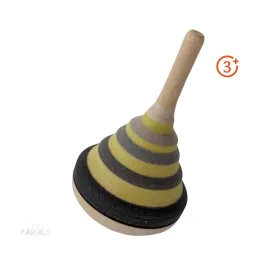 Mader Lady Grey Spinning Top - Yellow