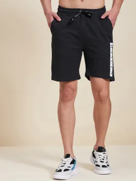 Men Dark Grey Mascln Bermuda Shorts