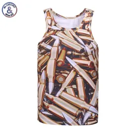 Men's Tank Tops 3D Bullet