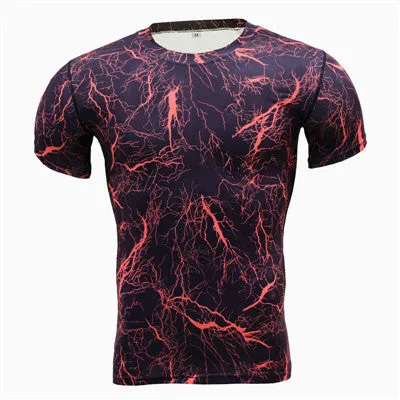 New 2016 Base Layer Camouflage T Shirt Fitness Tights Quick Dry Camo T Shirts Tops & Tees Crossfit Compression Shirt