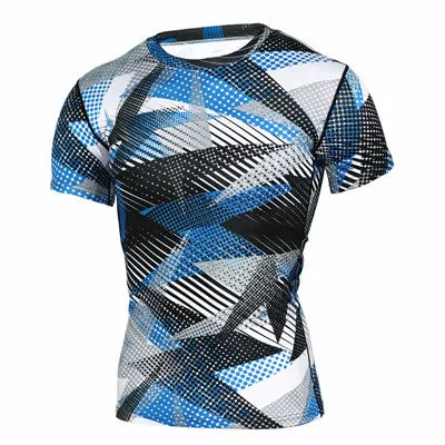 New 2016 Base Layer Camouflage T Shirt Fitness Tights Quick Dry Camo T Shirts Tops & Tees Crossfit Compression Shirt