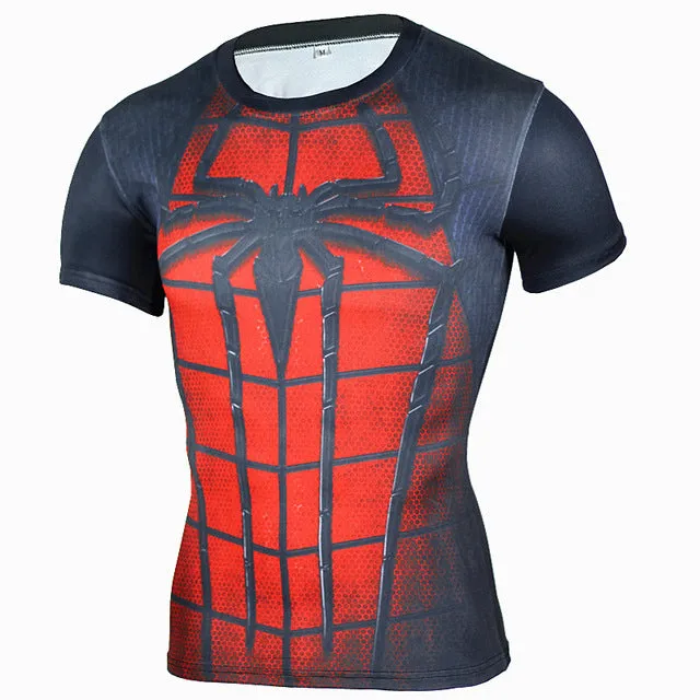 New Superhero Winter Soldier Bucky Anime 3D T Shirt Fitness Men Crossfit T-Shirt Long Sleeve Compression Shirt