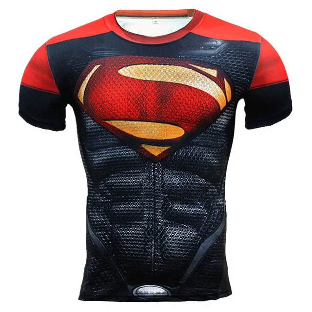 New Superhero Winter Soldier Bucky Anime 3D T Shirt Fitness Men Crossfit T-Shirt Long Sleeve Compression Shirt