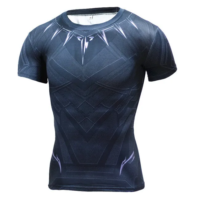 New Superhero Winter Soldier Bucky Anime 3D T Shirt Fitness Men Crossfit T-Shirt Long Sleeve Compression Shirt